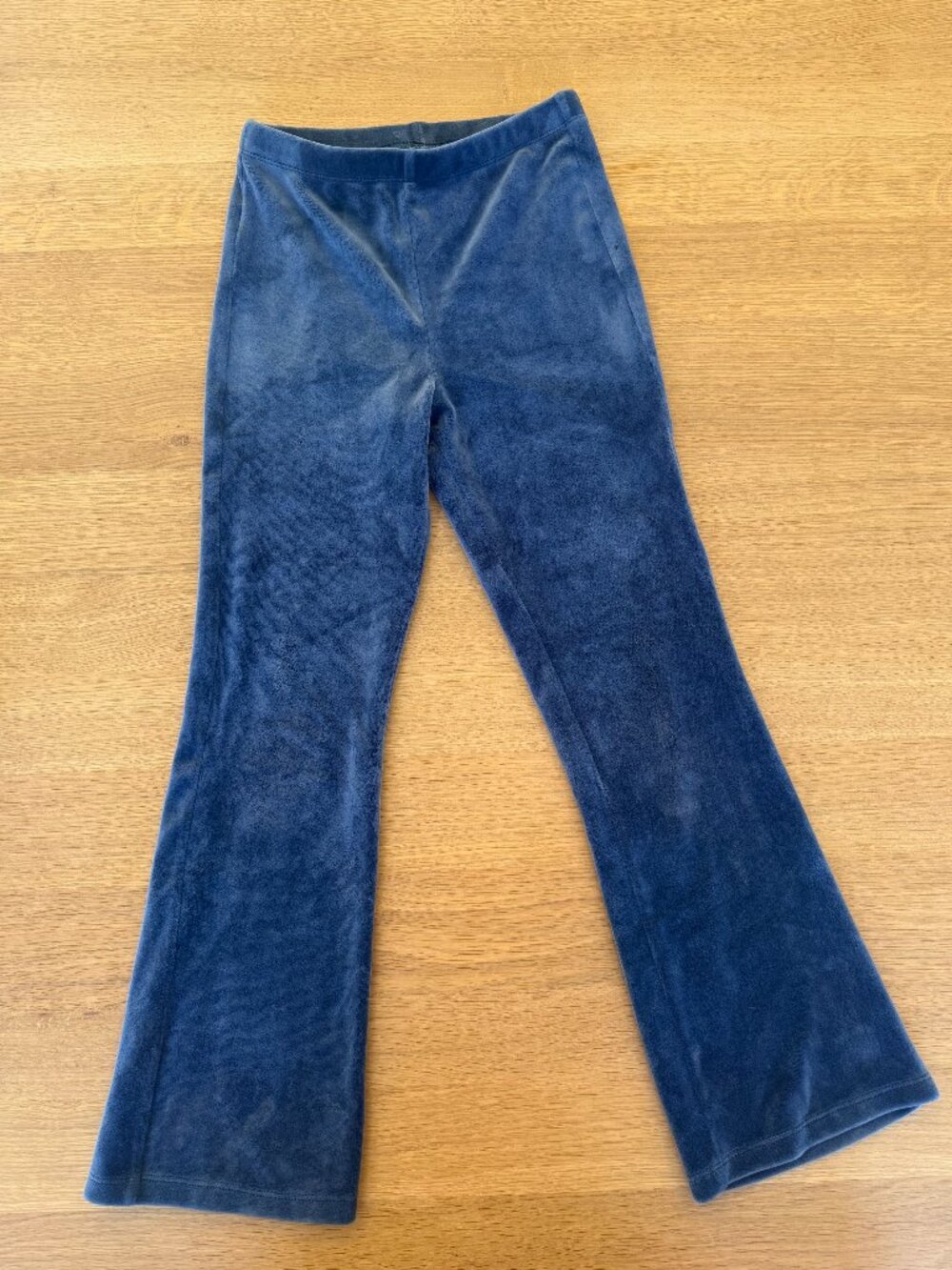 Tea Collection velour bell bottoms, size 8